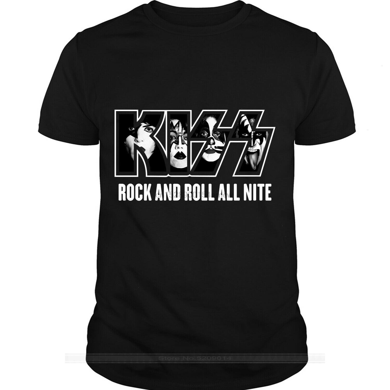 Kiss Band Members T Shirt Rock And Roll All Nite Cotton Men Summer Fashion T-shirt Euro Size, As picture
Kiss Band Members T Shirt Rock And Roll All Nite Cotton Men Summer Fashion T-shirt Euro Size, As picture