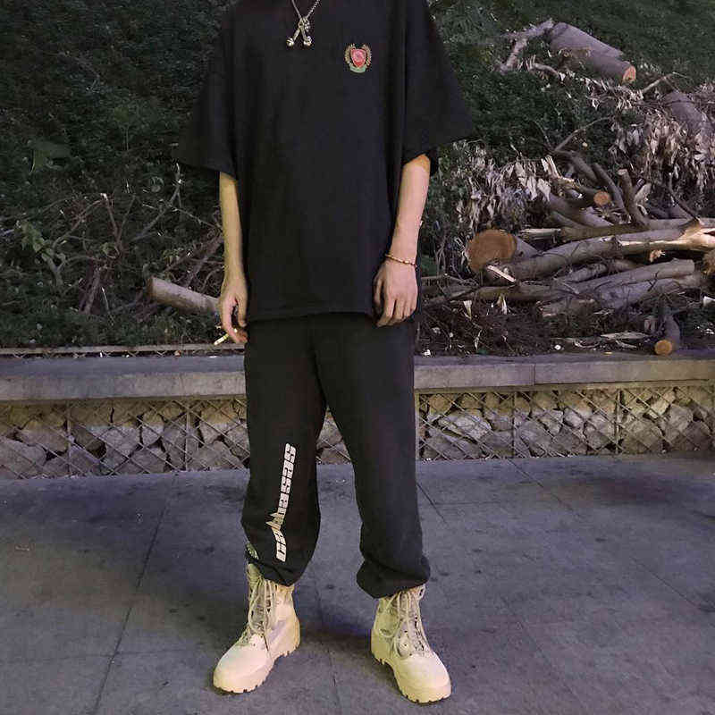 Calabasas Sweatpants Men Women Hip Hop Season 5 Calabasas Pants Embroidery Trousers T220803