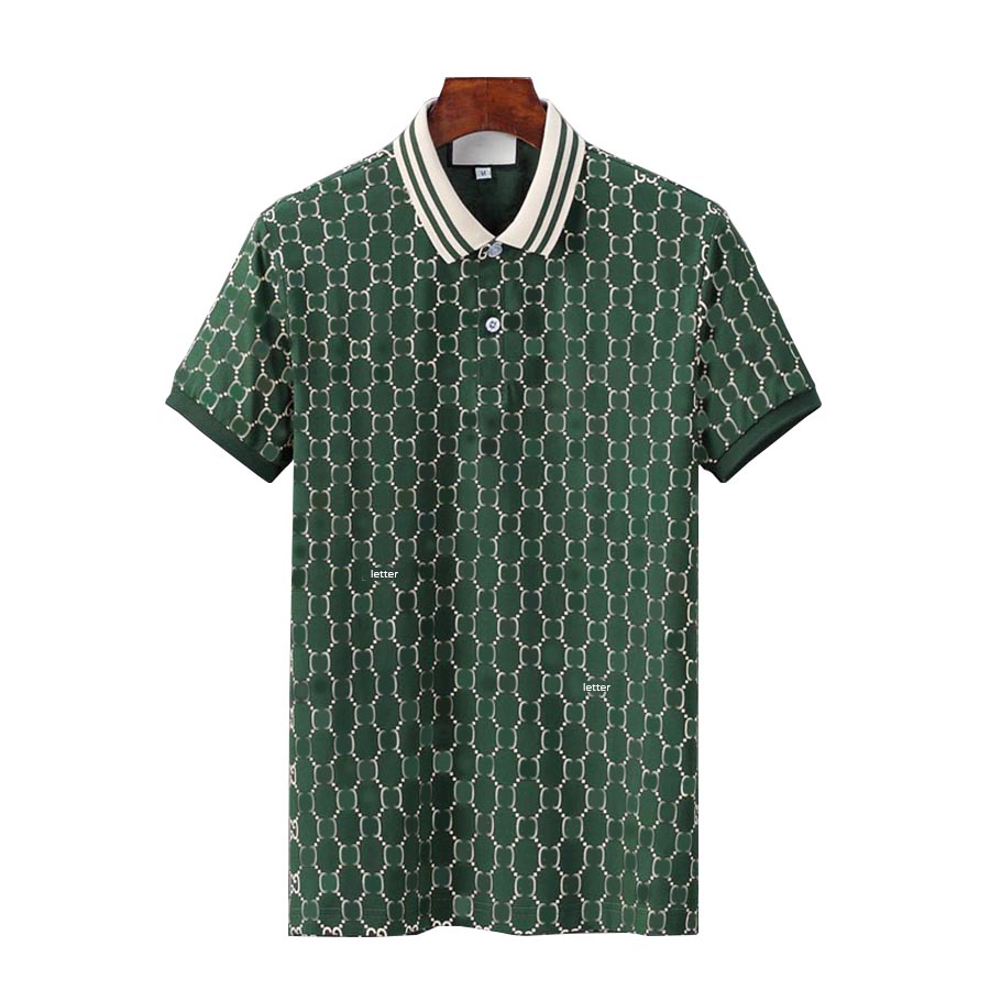 Men polo With Interlocking Double G Stripes Cotton Polos Shirts Embroidered Print Summer Breathable Cotton High Quality Clothing Wholesale, One dollar
Men polo With Interlocking Double G Stripes Cotton Polos Shirts Embroidered Print Summer Breathable Cotton High Quality Clothing Wholesale, One dollar