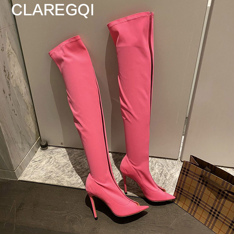 Thigh-High Boots designer heels cloth women heel fashion Ankle boot spring fall stiletto heels peep toes shoes Solid luxury Sexy Fashionable joker star with money, Shoe box 
Thigh-High Boots designer heels cloth women heel fashion Ankle boot spring fall stiletto heels peep toes shoes Solid luxury Sexy Fashionable joker star with money, Shoe box