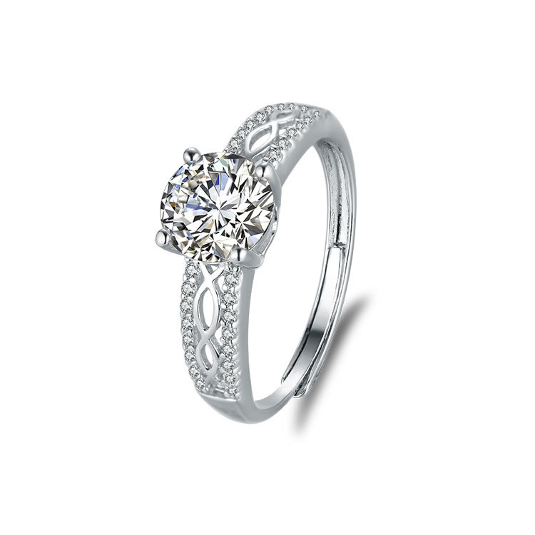 Cluster Rings Silver Jewelry 1.25 CT Mozambique Stone Ring Wholesale S925 pure female classic four Claw Supporting Bare
Cluster Rings Silver Jewelry 1.25 CT Mozambique Stone Ring Wholesale S925 pure female classic four Claw Supporting Bare