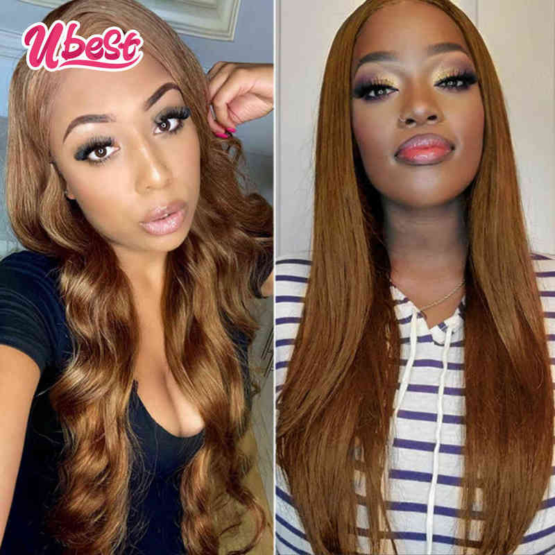 Ubest Ginger Brown Body Wave Lace Front Wig Brazilian Straight Human Hair Wigs for Women Pre Plucked 180% Transparent Lace Wigs 220719, Half brown straight
Ubest Ginger Brown Body Wave Lace Front Wig Brazilian Straight Human Hair Wigs for Women Pre Plucked 180% Transparent Lace Wigs 220719, Half brown straight
