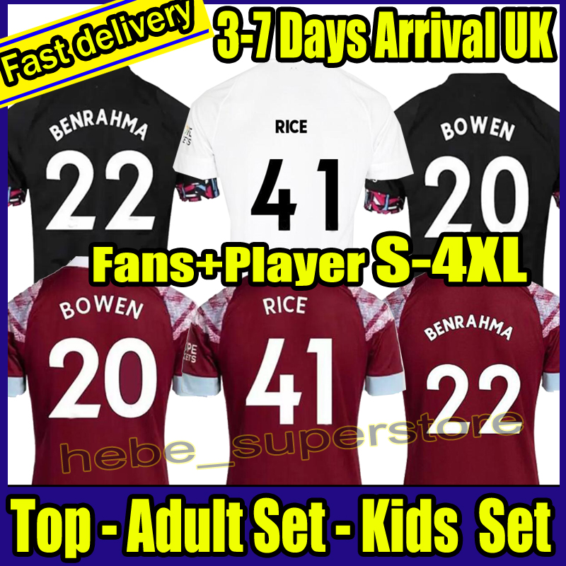 S-4XL Soccer jersey 22 23 NOBLE west HAMs ANDERSON RICE BOWEN ANTONIO 2022 2023 football shirt, 22-23 home
S-4XL Soccer jersey 22 23 NOBLE west HAMs ANDERSON RICE BOWEN ANTONIO 2022 2023 football shirt, 22-23 home