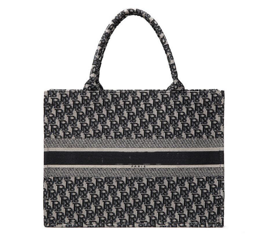 Top Quality Designer Totes Fashion Woman Bag Canvas Screen Print Luxury Black Letter Handbags Design Shoulder Bags lady Cowboy Purse 41cm, Black tiger
Top Quality Designer Totes Fashion Woman Bag Canvas Screen Print Luxury Black Letter Handbags Design Shoulder Bags lady Cowboy Purse 41cm, Black tiger