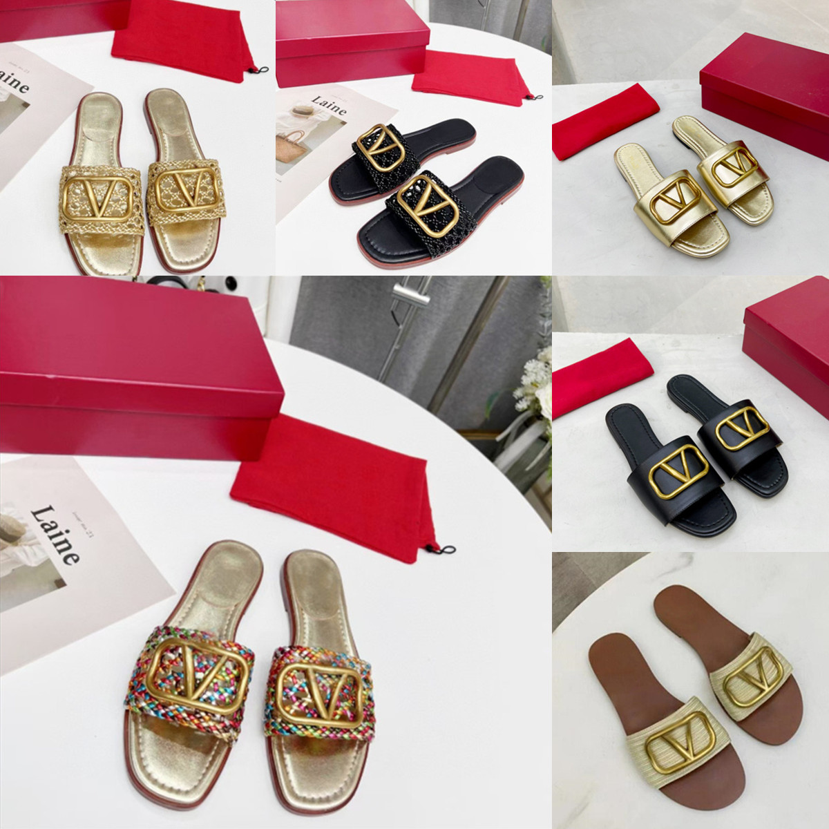 Basketball Shoes Sandals Designer Gold Letter Buckle Slippers Ladies Leather Color White Black Green Soft Pink Sail Summer Beach Size 35-43, 14
Basketball Shoes Sandals Designer Gold Letter Buckle Slippers Ladies Leather Color White Black Green Soft Pink Sail Summer Beach Size 35-43, 14