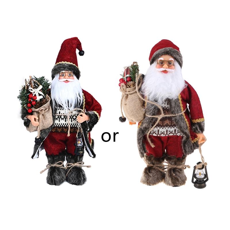 Decorative Flowers & Wreaths Christmas Santa Claus Holding Bear Doll Standing Figurines Xmas Toy Decoration, Deep sapphire
Decorative Flowers & Wreaths Christmas Santa Claus Holding Bear Doll Standing Figurines Xmas Toy Decoration, Deep sapphire