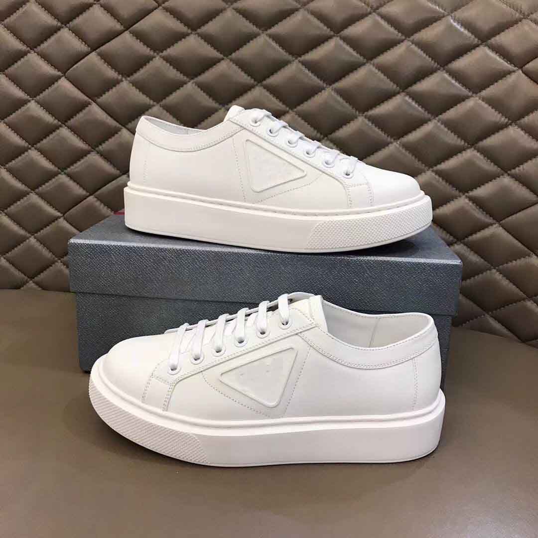 Fashion Macro Re-Nylon & Brushed Leather Sneakers Shoes Men Gabardine Triangle Rubber Platform Sole Trainers Comfort Outdoor Comfort Footwears, 22
Fashion Macro Re-Nylon & Brushed Leather Sneakers Shoes Men Gabardine Triangle Rubber Platform Sole Trainers Comfort Outdoor Comfort Footwears, 22