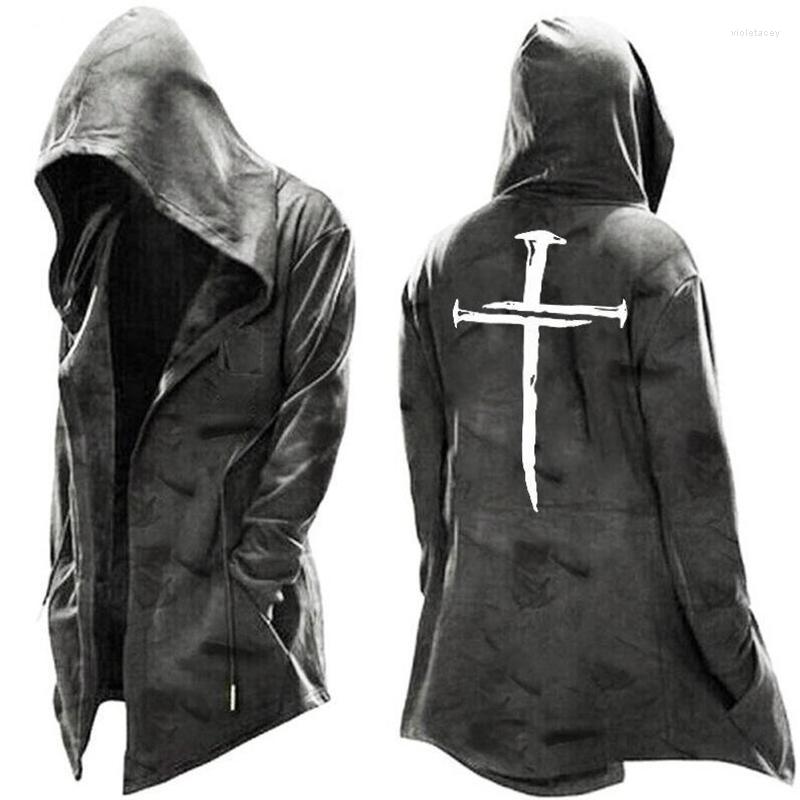 Men's Trench Coats 2022 Men Fashion Cloak Casual Hooded Drawstring Christmas Sweater 3D Digital Printing Halloween Windbreaker Viol22, 03
Men's Trench Coats 2022 Men Fashion Cloak Casual Hooded Drawstring Christmas Sweater 3D Digital Printing Halloween Windbreaker Viol22, 03