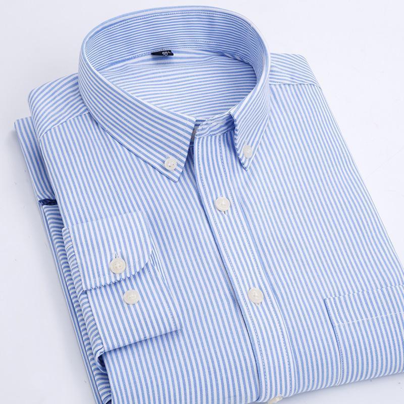Men's Casual Shirts 2022 Autumn Shirt Classic Business Cotton Oxford Male Long Sleeve Striped Plaid Dress, 826
Men's Casual Shirts 2022 Autumn Shirt Classic Business Cotton Oxford Male Long Sleeve Striped Plaid Dress, 826