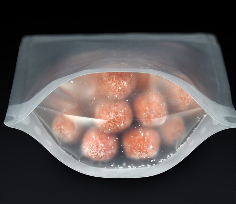 100pcs Plastic Matte Food Packaging Bag Resealable Thick Stand up Wedding Party Birthday Coffee Snack Candy Cereals Frosted Gift Storage Zipper Pouche