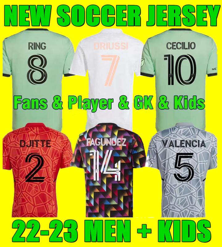 Fans player version 2022 2023 CECILIO AustinS FC soccer jerseys RING DJITTE home away goalkeeper 22 23 DRIUSSI VALENCIA FAGUNDEZ football shirts uniform, Men s-xxl
Fans player version 2022 2023 CECILIO AustinS FC soccer jerseys RING DJITTE home away goalkeeper 22 23 DRIUSSI VALENCIA FAGUNDEZ football shirts uniform, Men s-xxl