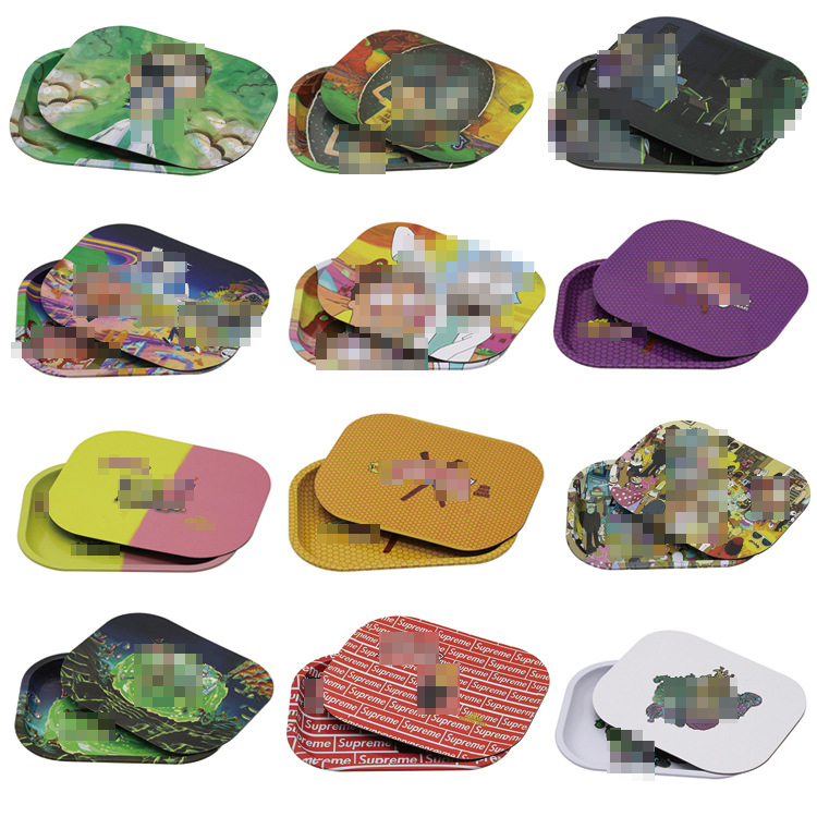Multi Smoking Metal Rolling Tray with Magnetic Lid 18x14cm Cartoon Tobacco Tin Plate W/ Cover for Dry Herb Roll Trays Storage Plates
Multi Smoking Metal Rolling Tray with Magnetic Lid 18x14cm Cartoon Tobacco Tin Plate W/ Cover for Dry Herb Roll Trays Storage Plates