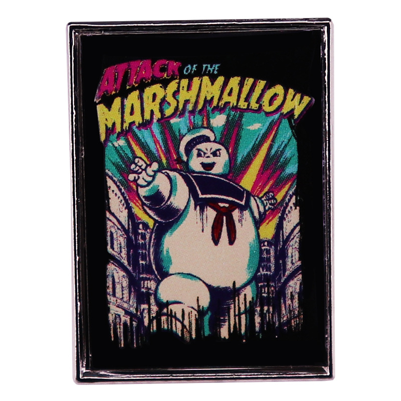 Attack Of The MMarshmallow Enamel Pin Fantasy Adventure Movie Ghostbusters-Inspired Badge, As picture
Attack Of The MMarshmallow Enamel Pin Fantasy Adventure Movie Ghostbusters-Inspired Badge, As picture