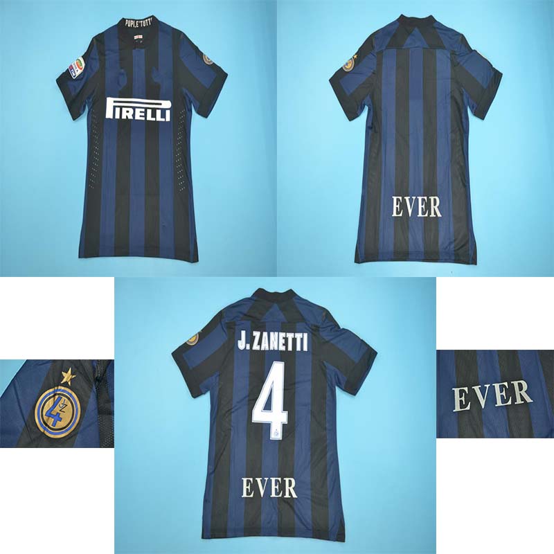 13 14 Retro Soccer Jerseys Inter Vintage 4 For EVER ZANETTI Retire Commemorative Edition Jersey Player Version, Black;yellow
13 14 Retro Soccer Jerseys Inter Vintage 4 For EVER ZANETTI Retire Commemorative Edition Jersey Player Version, Black;yellow