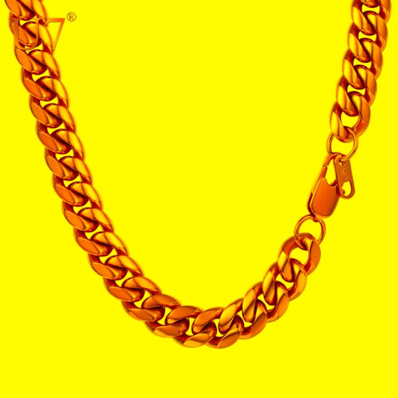 Chains Chunky Miami Cuban Chain Necklace For Men 10mm 18-30 Inch Stainless Steel Gold Hip Hop Male Jewelry N1123Chains
Chains Chunky Miami Cuban Chain Necklace For Men 10mm 18-30 Inch Stainless Steel Gold Hip Hop Male Jewelry N1123Chains