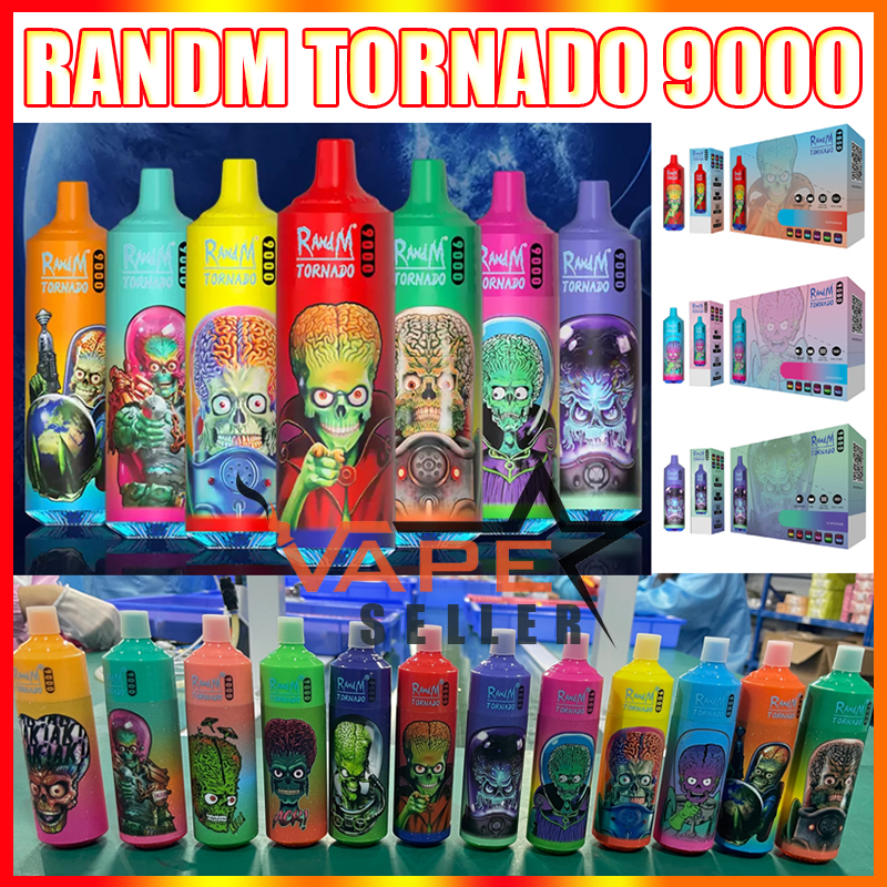 Original RandM Tornado 9000 Puffs Disposable Vape Pen E Cigarette With Mesh Coil RGB Light Rechargeable Battery 18ml Prefilled Pod Big Vapor Glowing Puff Vapes Kit
Original RandM Tornado 9000 Puffs Disposable Vape Pen E Cigarette With Mesh Coil RGB Light Rechargeable Battery 18ml Prefilled Pod Big Vapor Glowing Puff Vapes Kit