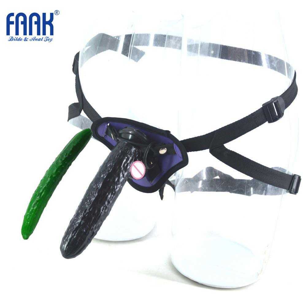 Qianai Faak female adults wear cucumber simulated skin products featured anal plug penis