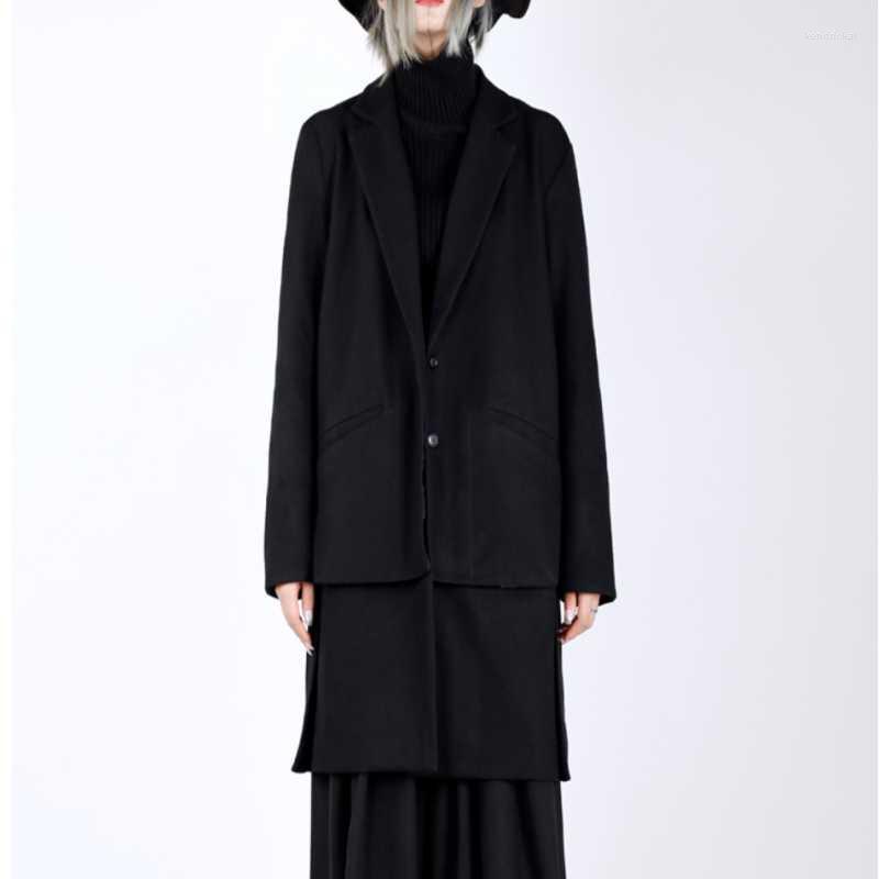 Men' Wool & Blends Autumn And Winter Lapel Pure Color Personality Design Long False Two Woolen Coat Fashion Quality Kend22, Black
Men' Wool & Blends Autumn And Winter Lapel Pure Color Personality Design Long False Two Woolen Coat Fashion Quality Kend22, Black