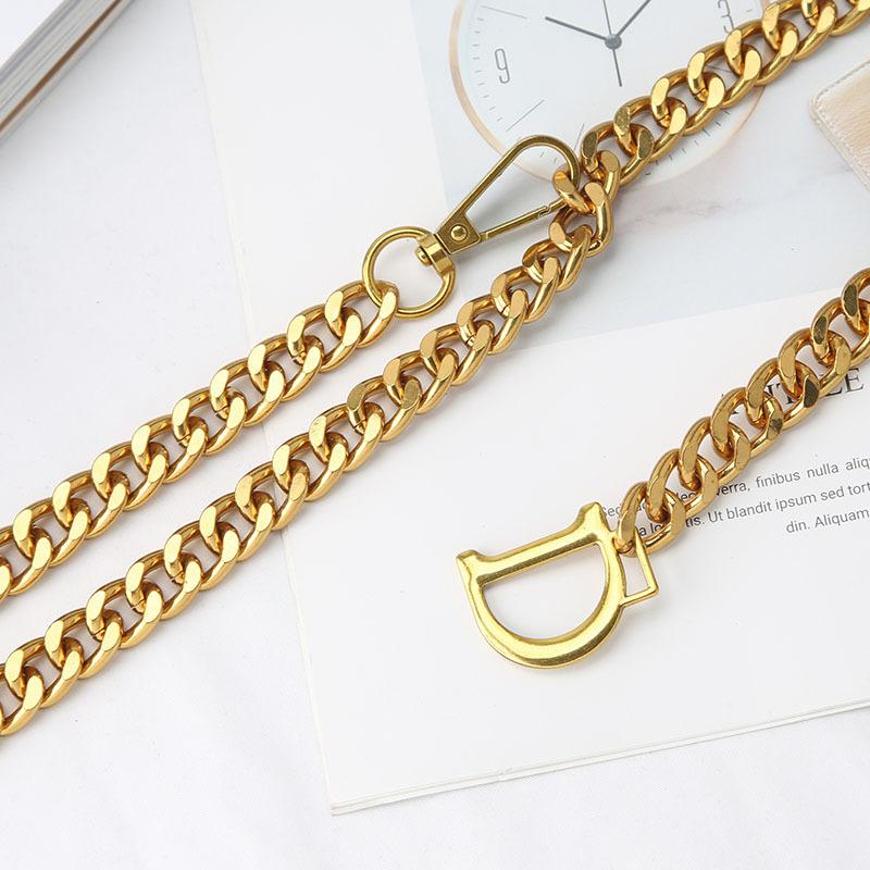 Belts Punk Chain Belt Circle Ladies Alloy For Women Metal Female Waistband Dresses Korean Fashion Waist StrapBelts Emel22