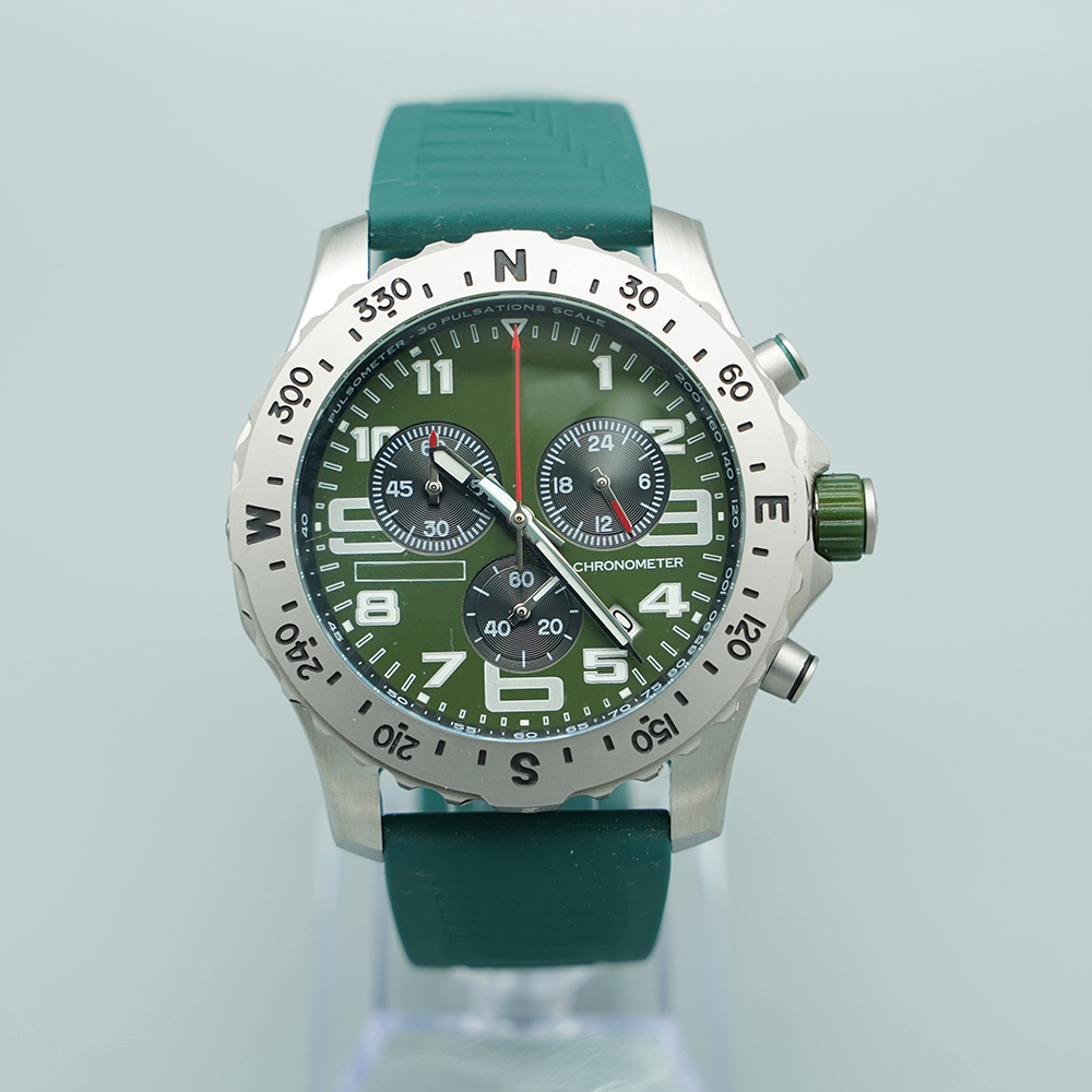 Luxury Mens Watch Japan Super Quartz Endurance Pro Chronograph 44mm Avenger Hurricane Green Rubber Strap Steel Case 1884 Men Watches Hardex Glass Wristwatches
Luxury Mens Watch Japan Super Quartz Endurance Pro Chronograph 44mm Avenger Hurricane Green Rubber Strap Steel Case 1884 Men Watches Hardex Glass Wristwatches