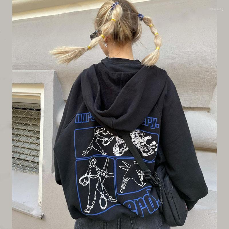 Women's Hoodies & Sweatshirts 2022 Ladies Hoodie Aesthetic Clothing YK2 Gothic Street Hip Hop Harajuku Style Printed Autumn/Winter Top, Blue
Women's Hoodies & Sweatshirts 2022 Ladies Hoodie Aesthetic Clothing YK2 Gothic Street Hip Hop Harajuku Style Printed Autumn/Winter Top, Blue