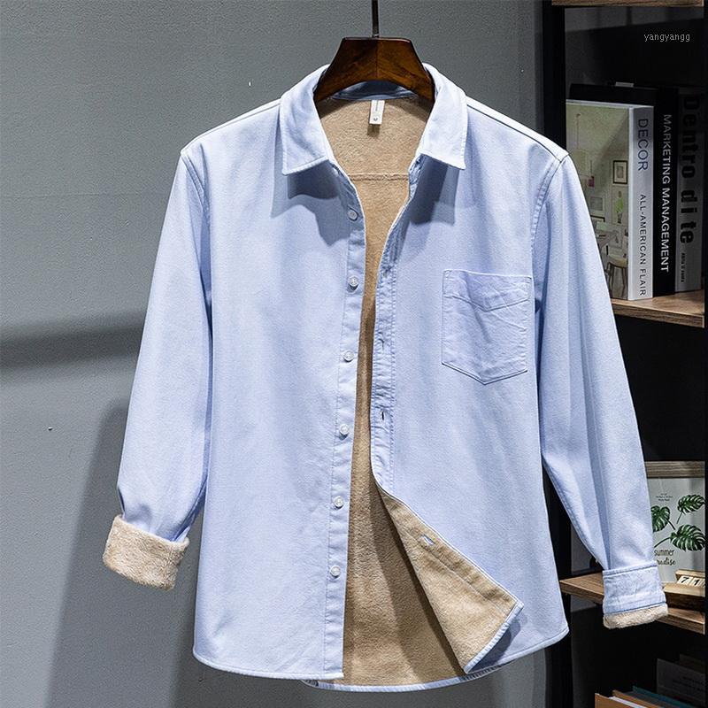 Autumn And Winter Plus Velvet Warm Shirt Men Cotton Oxford Casual Shirts For Long-sleeved Simple Mens Chemise Camisa Men's, Black
Autumn And Winter Plus Velvet Warm Shirt Men Cotton Oxford Casual Shirts For Long-sleeved Simple Mens Chemise Camisa Men's, Black