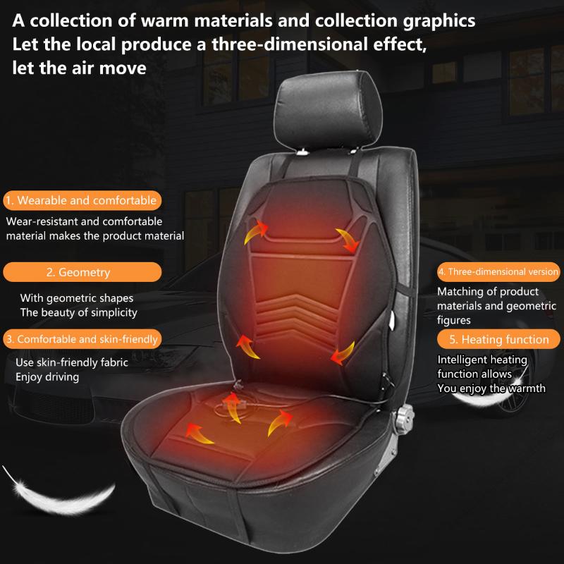 Car Seat Covers Heating Cushion Winter Warm Cover Universal 12V Heated Temperature Controller Non-slip
Car Seat Covers Heating Cushion Winter Warm Cover Universal 12V Heated Temperature Controller Non-slip