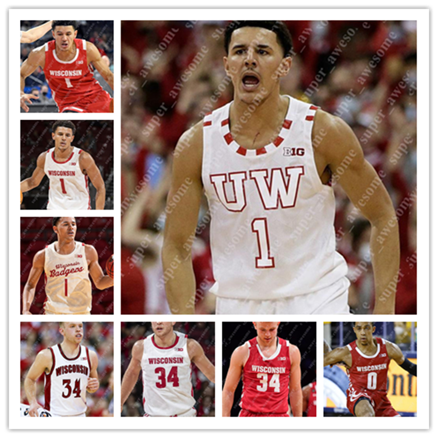 NEW 2022 NCAA Wisconsin Badgers Basketball Jersey Johnny Davis Brad Davison Tyler Wahl Steven Crowl Chucky Hepburn Lorne Bowman II Jahcobi Neath Ben
NEW 2022 NCAA Wisconsin Badgers Basketball Jersey Johnny Davis Brad Davison Tyler Wahl Steven Crowl Chucky Hepburn Lorne Bowman II Jahcobi Neath Ben