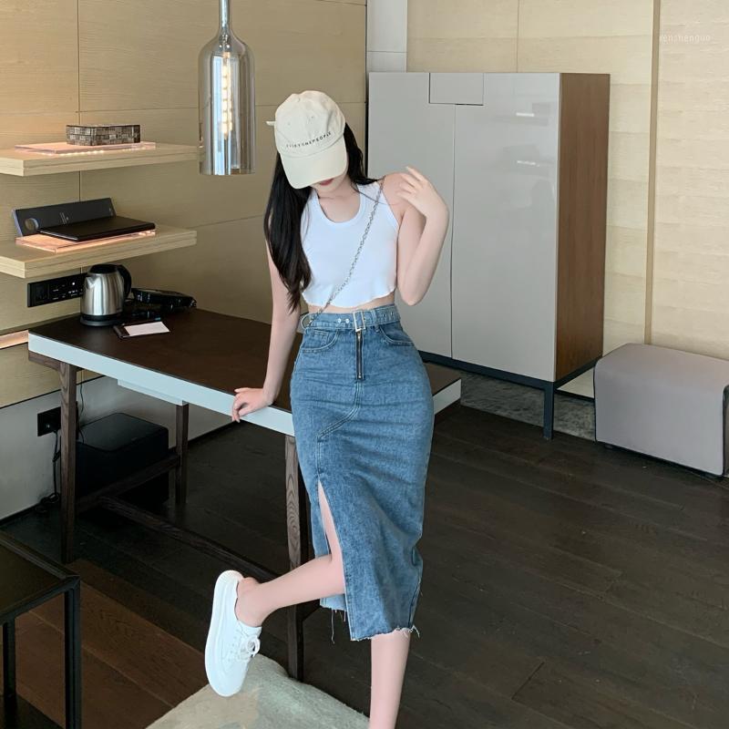 Skirts Denim Skirt High Waisted A-line 2022 Summer Small Mid Length Split Half Hip Girl, See chart
Skirts Denim Skirt High Waisted A-line 2022 Summer Small Mid Length Split Half Hip Girl, See chart