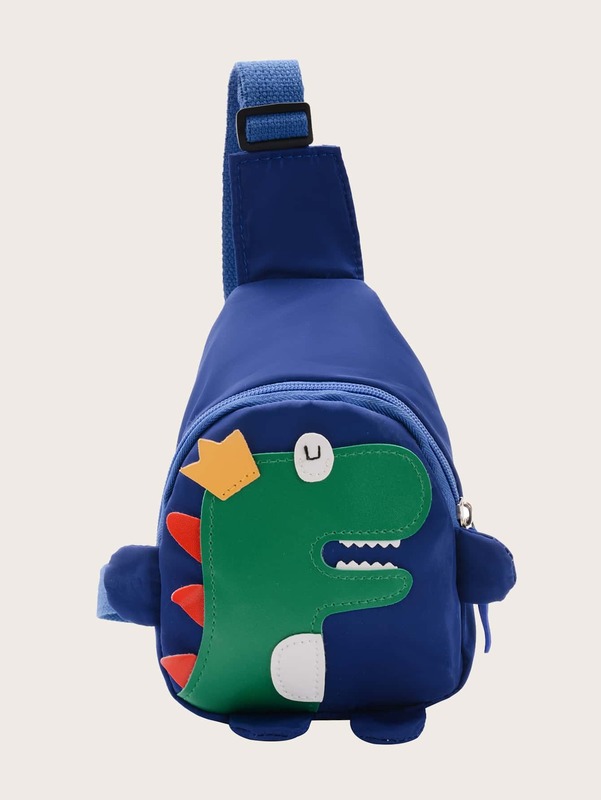 Kids Cartoon Dinosaur Detail Sling Bag SHE
