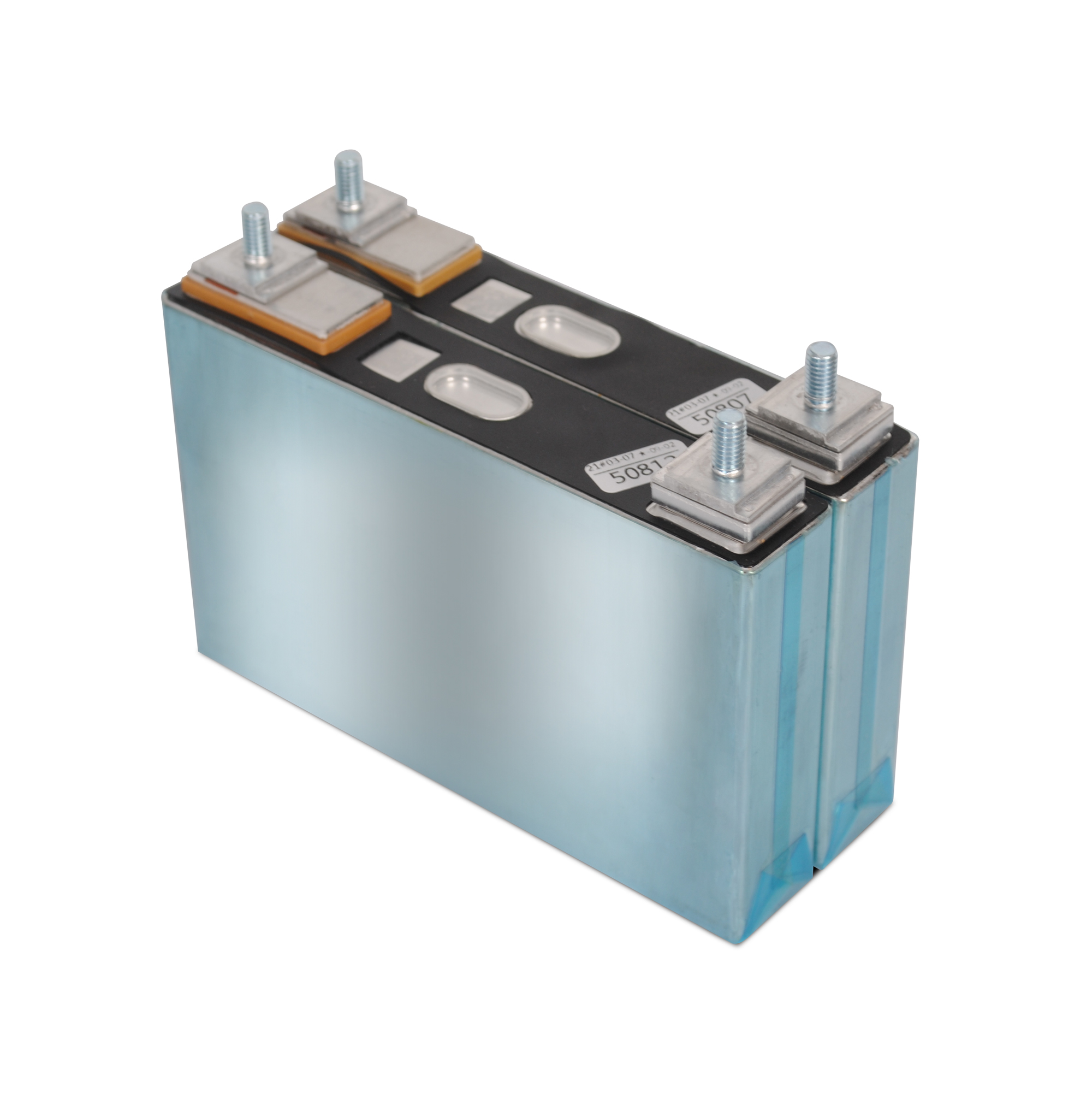 Prismatic Deep cycle Lithium ion 3.7V 50Ah lifepo4 battery cell 100% Original OEM supply with Busbar and bolts