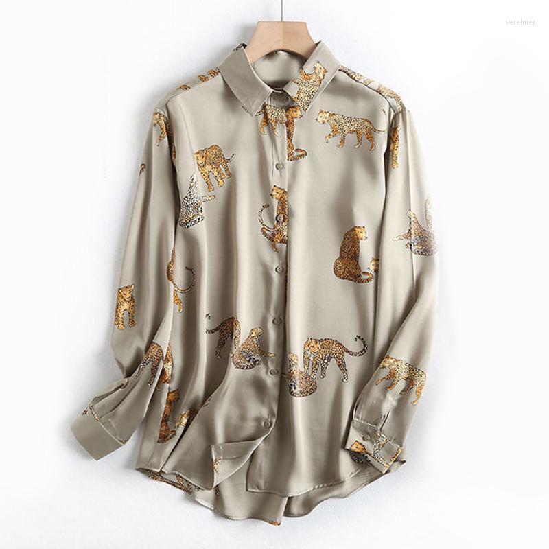 Women's Blouses & Shirts Spring Print Leopard Chic Fashion Shirt Women Long Sleeve Turn Down Collar Blouse Female Vintage Tops Baggy Ladies, Beige
Women's Blouses & Shirts Spring Print Leopard Chic Fashion Shirt Women Long Sleeve Turn Down Collar Blouse Female Vintage Tops Baggy Ladies, Beige
