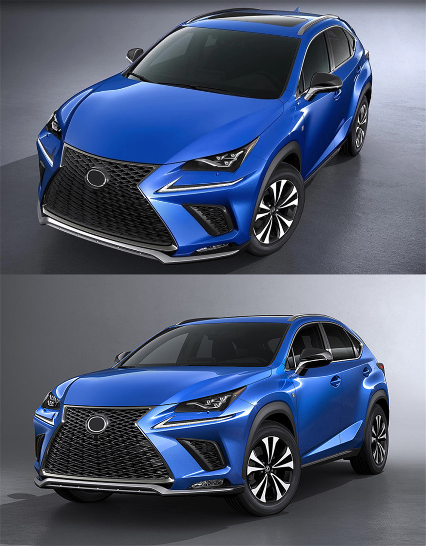 Auto Goods Front Lights For Lexus NX NX200 NX300 2014-2021 High Beam Headlights Daytime Running Headlight