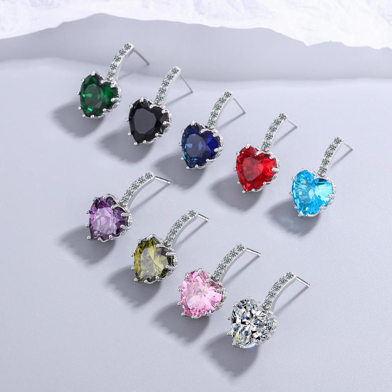 Stud Fashion Simple Colour Zirconia Earrings For Women Wedding Feminine Jewelry Party Accessories Valentine CiftStud
Stud Fashion Simple Colour Zirconia Earrings For Women Wedding Feminine Jewelry Party Accessories Valentine CiftStud