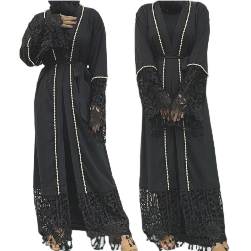 Ethnic Clothing Muslim Abaya Ramadan Islamic Women Beading Lace Patchwork Hollow Out Party Evening Kaftan Dubai Jilbab Maxi Robe Open Kimono
Ethnic Clothing Muslim Abaya Ramadan Islamic Women Beading Lace Patchwork Hollow Out Party Evening Kaftan Dubai Jilbab Maxi Robe Open Kimono