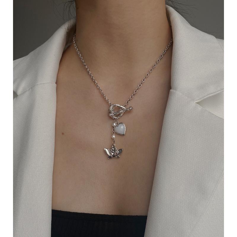 Pendant Necklaces 2022 Heart Necklace Korean Trend Lovely Angel Choker Hip Hop Women Girls Jewelry
Pendant Necklaces 2022 Heart Necklace Korean Trend Lovely Angel Choker Hip Hop Women Girls Jewelry