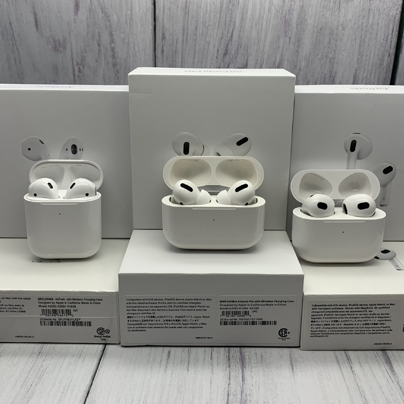 Earphones for Apple Airpods 3 AirPods Pro Air Pod gen AP3 AP2 AP1 H1 Chip Wireless Bluetooth Earphone headphones ANC Noise Cancellation with Charging Case, White
Earphones for Apple Airpods 3 AirPods Pro Air Pod gen AP3 AP2 AP1 H1 Chip Wireless Bluetooth Earphone headphones ANC Noise Cancellation with Charging Case, White