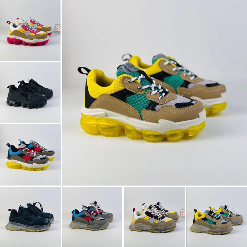 Triple s Kids Designer Shoes Sneakers Baby Children Girl Boy black white grey red pink blue green yellow Platform Shoe Girls Boys Kids trainers Casual sports sneaker, Pay for box
Triple s Kids Designer Shoes Sneakers Baby Children Girl Boy black white grey red pink blue green yellow Platform Shoe Girls Boys Kids trainers Casual sports sneaker, Pay for box