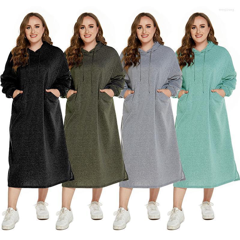 Casual Dresses HAOOHU Urban Soild Color 2022 Autumn Winter Women' Clothes Fashion Fleece Hooded Mid-Length Sweater Dress, Black
Casual Dresses HAOOHU Urban Soild Color 2022 Autumn Winter Women' Clothes Fashion Fleece Hooded Mid-Length Sweater Dress, Black