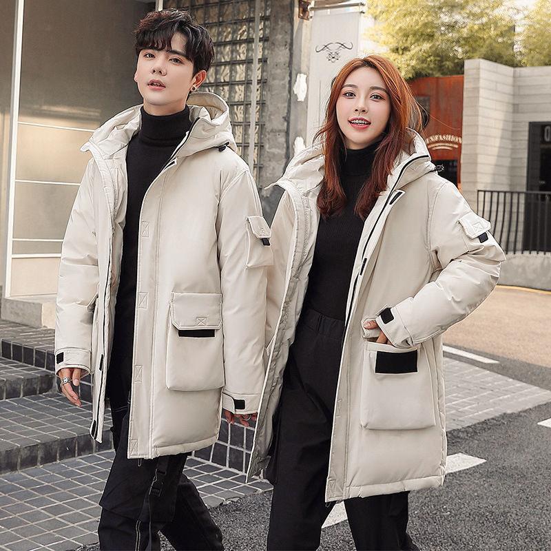 Men's Down & Parkas Winter Couples Fashion Solid Color White Duck Down;s Warm Thick Big Pocket Jacket Male Hodded Casual Parka Coat Guin22
Men's Down & Parkas Winter Couples Fashion Solid Color White Duck Down;s Warm Thick Big Pocket Jacket Male Hodded Casual Parka Coat Guin22