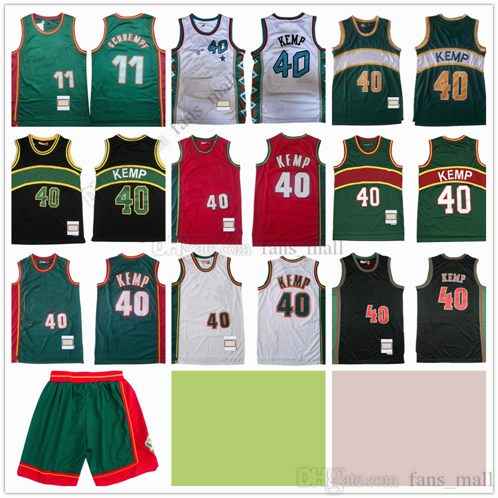 Mitchell and Ness Retro Basketball Shawn 40 Kemp Jersey Detlef 11 Schrempf Throwback Stitched 1995 All-Star Black Red Green 1995-96 White Jersey shorts, As picture (with team logo)
Mitchell and Ness Retro Basketball Shawn 40 Kemp Jersey Detlef 11 Schrempf Throwback Stitched 1995 All-Star Black Red Green 1995-96 White Jersey shorts, As picture (with team logo)