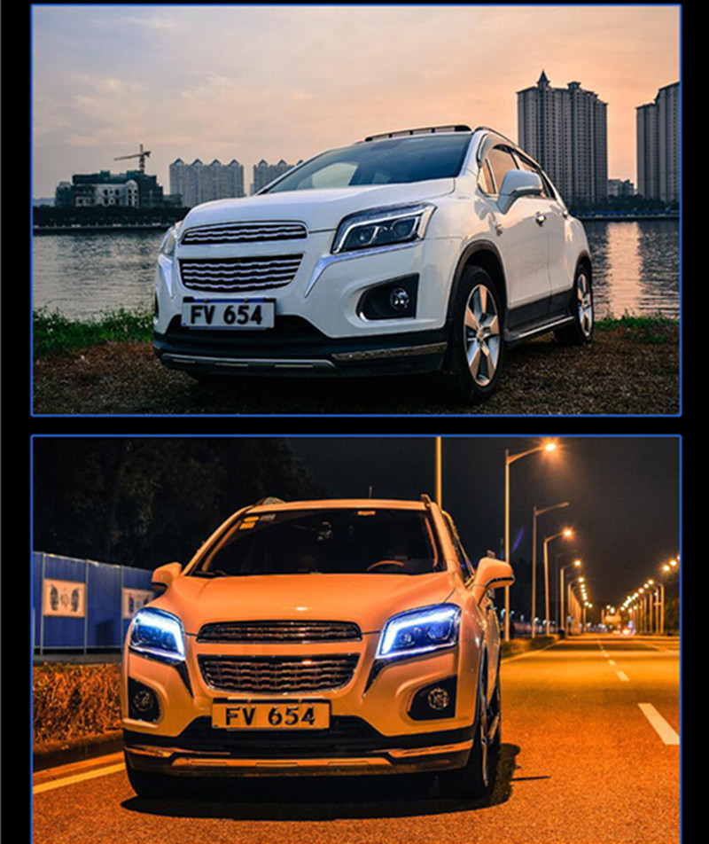 Auto Head Lamp For Trax LED Headlight 2013-17 Chevrolet LED Beam Low Bulb Turn Signal Headlights Daytime Running Light