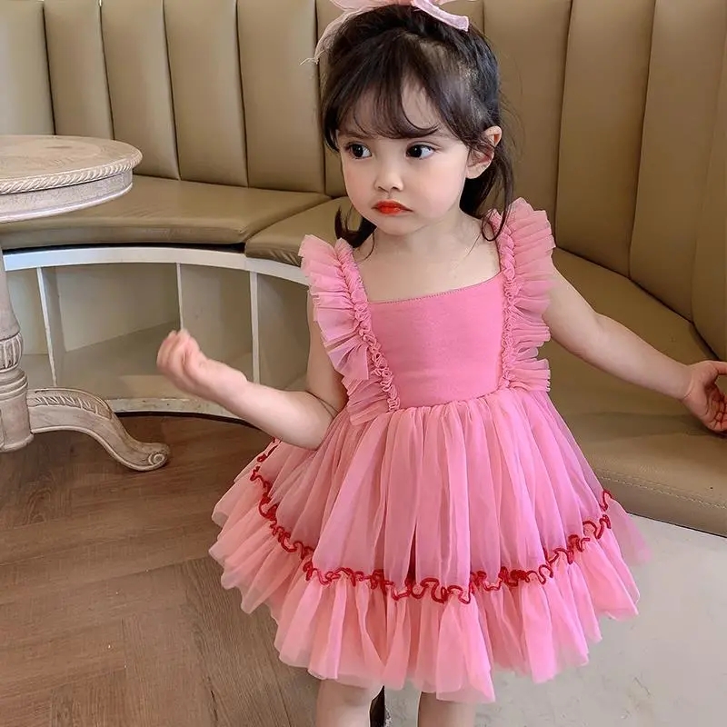 Summer Baby Girl Clothes Cake Dresses Pink Princess Dress Infantil Kids Party Costume Birthday Dress Kids Baby Lovely Dress, Beige
Summer Baby Girl Clothes Cake Dresses Pink Princess Dress Infantil Kids Party Costume Birthday Dress Kids Baby Lovely Dress, Beige