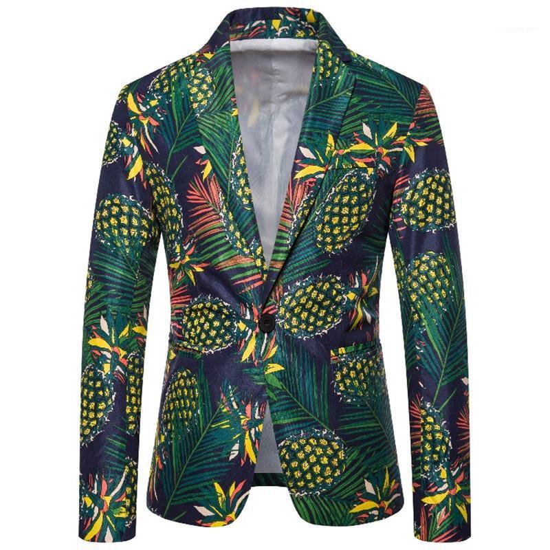 Casual Suit Jacket 2022 Africa Pineapple Print Hawaiian Style Flower Series Fashion Printing Single-Breasted Top Men's Suits & Blazers, Pic
Casual Suit Jacket 2022 Africa Pineapple Print Hawaiian Style Flower Series Fashion Printing Single-Breasted Top Men's Suits & Blazers, Pic