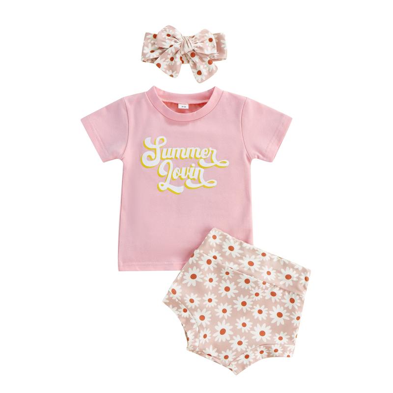 Clothing Sets 2022-04-07 Lioraitiin 0-24M Born Infant Baby Girl 3Pcs Fashion Short Sleeve Pink Shirt Flloral Printed ShortsClothing, As pic
Clothing Sets 2022-04-07 Lioraitiin 0-24M Born Infant Baby Girl 3Pcs Fashion Short Sleeve Pink Shirt Flloral Printed ShortsClothing, As pic
