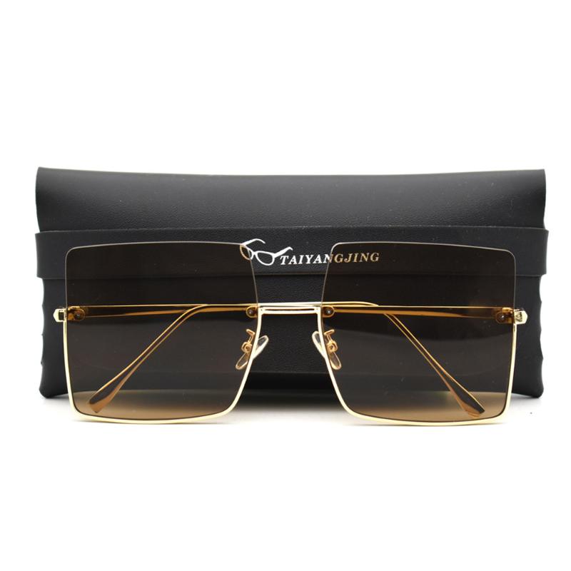 Sunglasses Vintage Brand Designer Square Women 2022 Retro Oversized Metal Semi-rimless Sun Glasses For Men Summer Outdoor ShadesSunglassesSu
Sunglasses Vintage Brand Designer Square Women 2022 Retro Oversized Metal Semi-rimless Sun Glasses For Men Summer Outdoor ShadesSunglassesSu