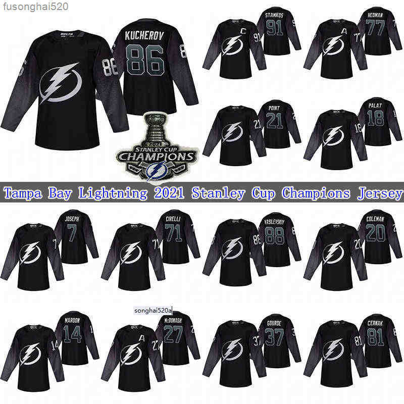 86 Nikita Kucherov Tampa Bay Lightning 2021 Stanley Cup Jersey 77 Victor Hedman 91 Stamkos 21 Brayden Point 71 Anthony, Black 77
86 Nikita Kucherov Tampa Bay Lightning 2021 Stanley Cup Jersey 77 Victor Hedman 91 Stamkos 21 Brayden Point 71 Anthony, Black 77