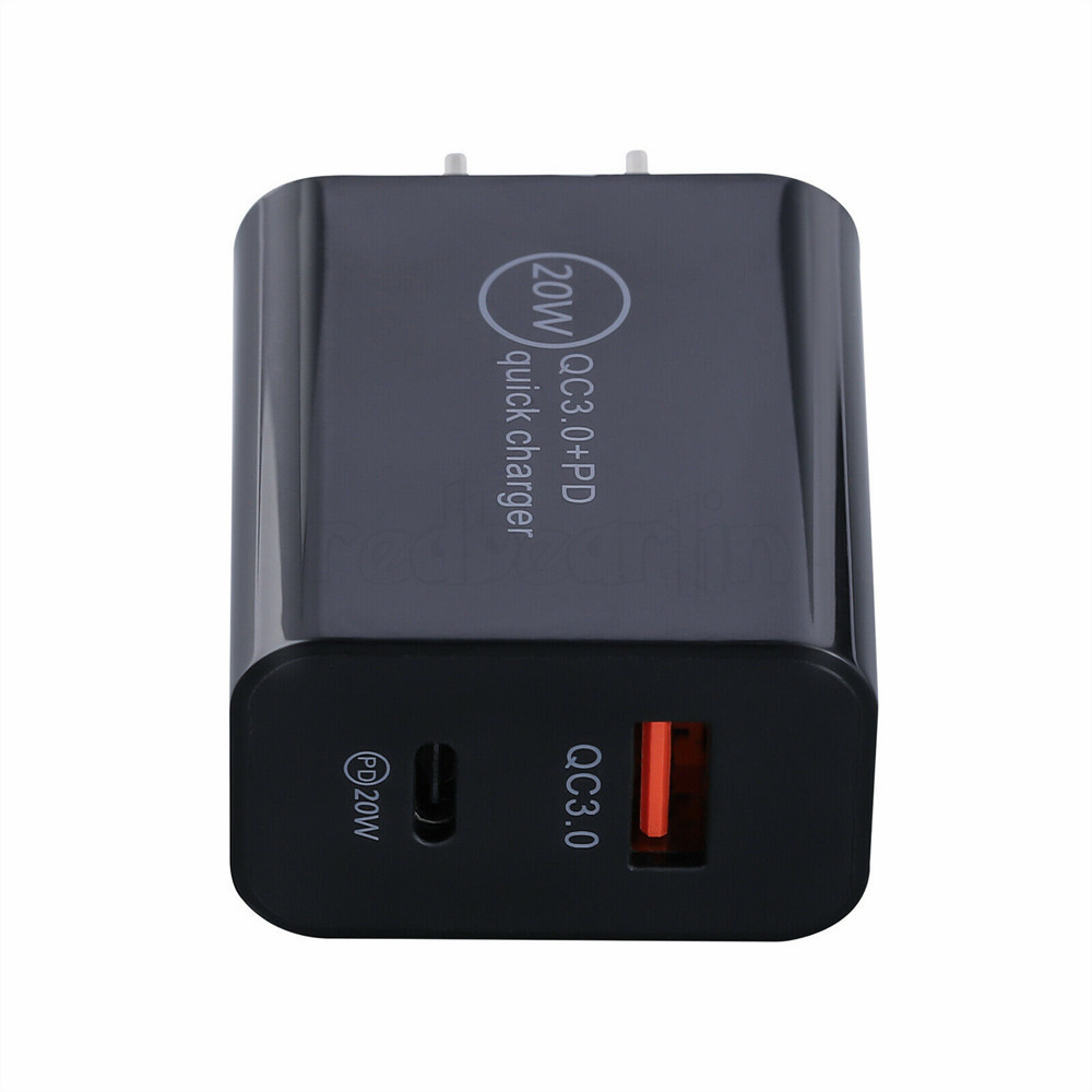 High Speed 20W 12W Fast Quick PD Charger Eu Us Home Travel Power Adapter USB-C QC3.0 Wall Charge Plugs For Iphone 12 13 14 Samsung tablet