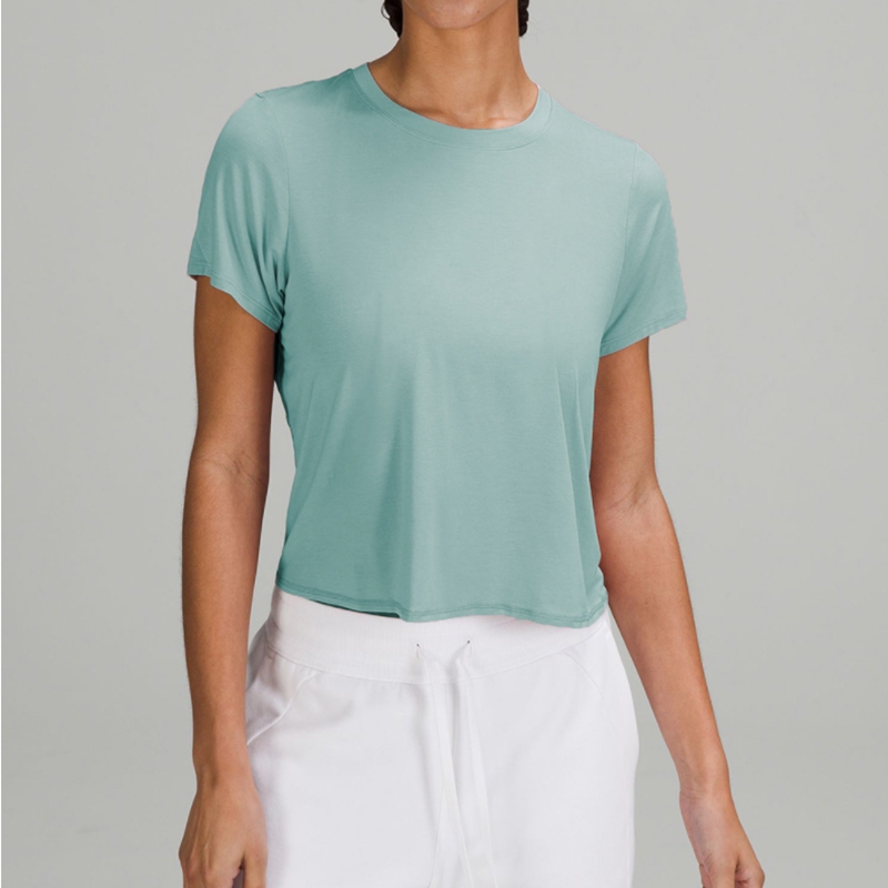 lu-008 Align Women's Yoga short sleeves Solid Color Nude Sports Shaping Waist Tight Fitness Loose Jogging Sportswear Women's High Quality new, 001
lu-008 Align Women's Yoga short sleeves Solid Color Nude Sports Shaping Waist Tight Fitness Loose Jogging Sportswear Women's High Quality new, 001