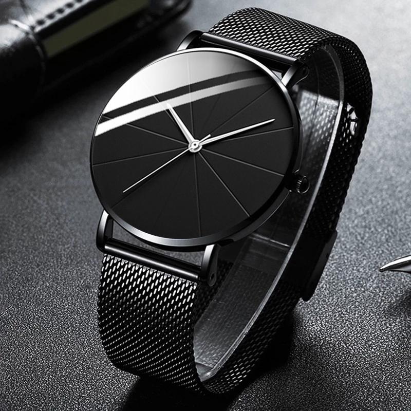 Wristwatches Minimalist Fashion Mens Watches Men Business Clock Ultra Thin Stainless Steel Mesh Belt Quartz Wrist Watch Relogio MasculinoWri, Rose gold black
Wristwatches Minimalist Fashion Mens Watches Men Business Clock Ultra Thin Stainless Steel Mesh Belt Quartz Wrist Watch Relogio MasculinoWri, Rose gold black